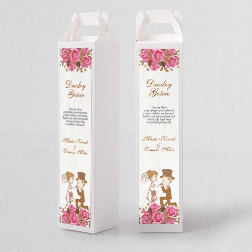 Pudełko na alkohol Naturalna Miłość Motyw 5