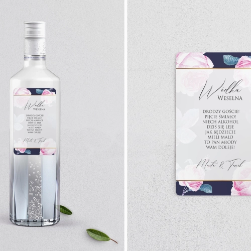Naklejki na alkohol - Loveletter Motyw 3