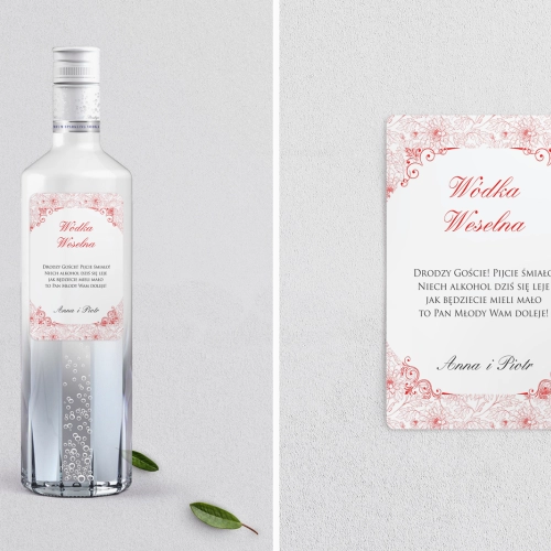 Naklejki na alkohol - Ornaments Motyw 9