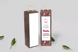 Prośba o Świadkowanie - SNW Akryl brązowa Retro Style Motyw 2