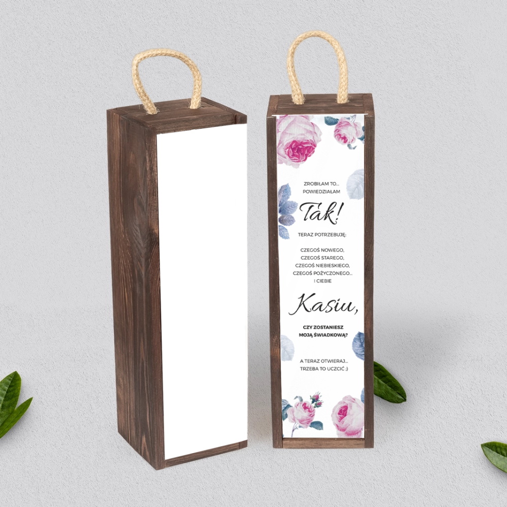 Prośba o Świadkowanie - SNW Akryl brązowa Dream Motyw 3