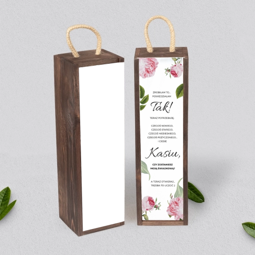 Prośba o Świadkowanie - SNW Akryl brązowa Dream Motyw 2