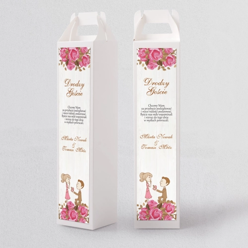 Pudełko na alkohol Naturalna Miłość Motyw 15