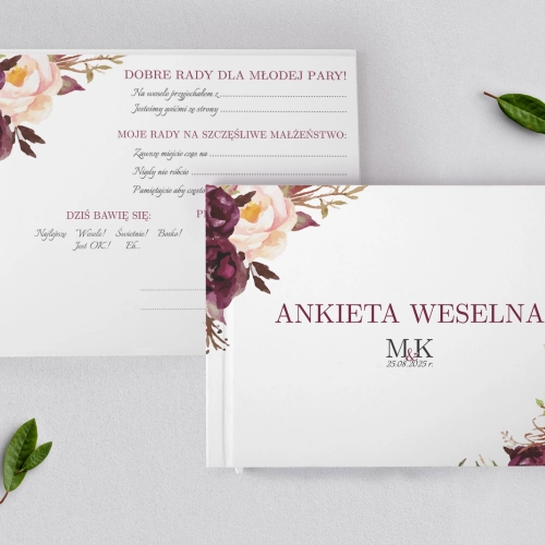 Ankieta Weselna - Fabello Motyw 2