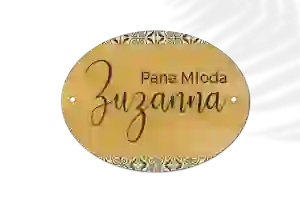 Zawieszka na krzesła - Owalna Vintage Motyw 3