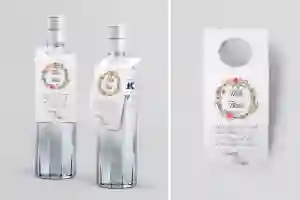 Zawieszka na alkohol oczko Akwarelowe Wianki Motyw 5