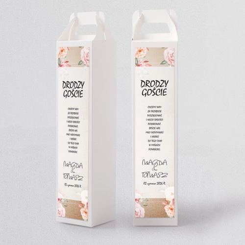 Pudełko na alkohol Mgiełka Motyw 2