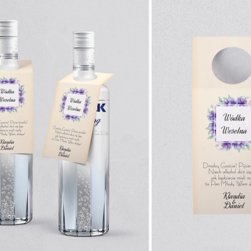 Zawieszka na alkohol oczko Love Motyw 13