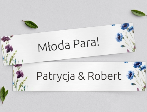 Tablice Rejestracyjne 2 szt. - Lea Motyw 1