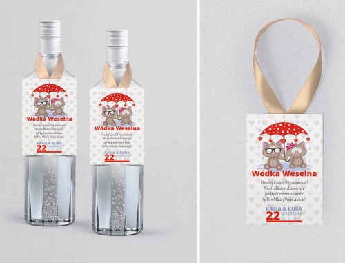 Zawieszka na alkohol Uroczy Deszcz Motyw 11
