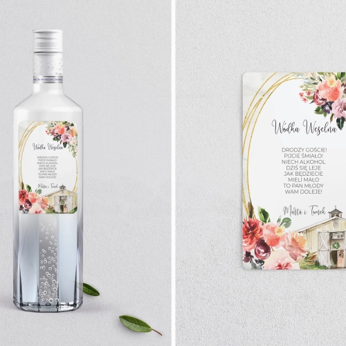 Naklejki na alkohol - Spring Love - Motyw 4