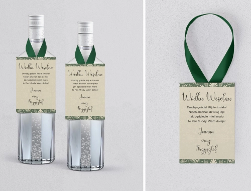 Zawieszka na alkohol Vintage - Motyw 2