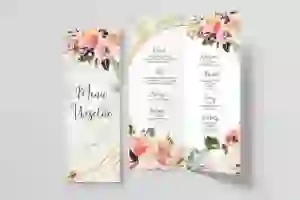 Menu Weselne Spring Love - Motyw 2