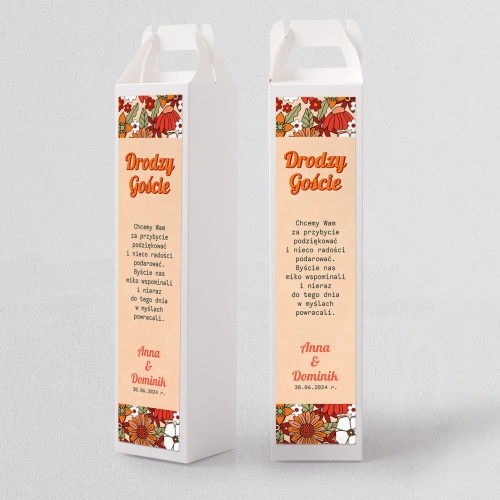 Pudełko na alkohol Retro Style Motyw 3