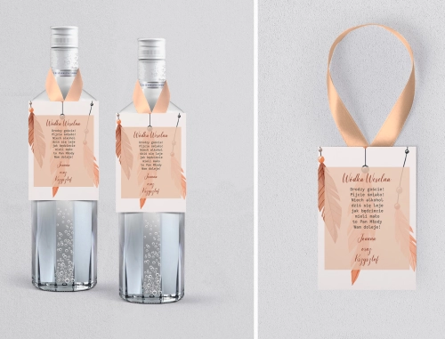 Zawieszka na alkohol Butterflies - Motyw 1