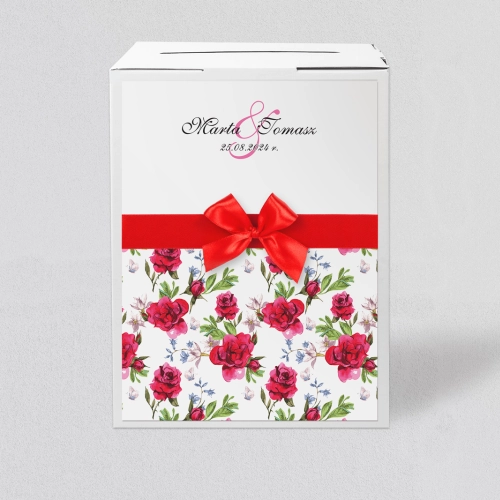 Pudełko na koperty i pieniądze Laura Motyw 3