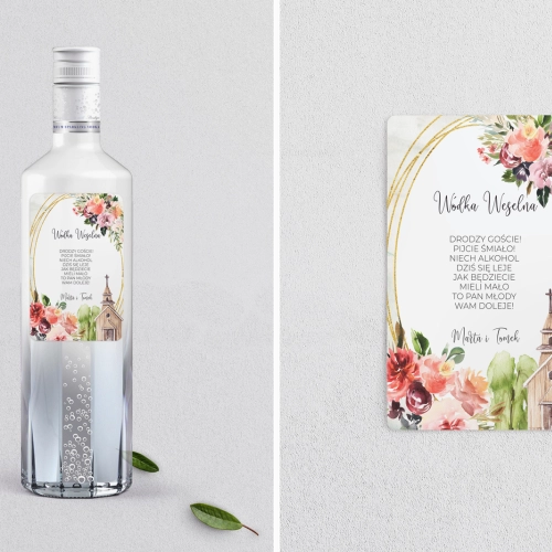 Naklejki na alkohol - Spring Love - Motyw 1