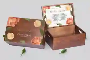 Skrzyneczka dla Rodziców - brązowa Dream Motyw 5