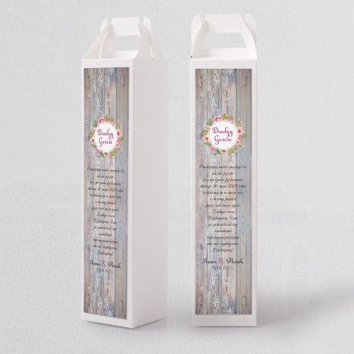 Pudełko na alkohol Rustical Motyw 8