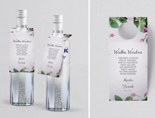 Zawieszka na alkohol oczko Soft Motyw 6