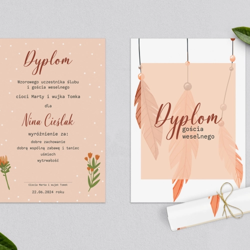 Dyplomy dla Dzieci - Butterflies - Motyw 1