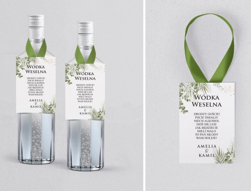 Zawieszka na alkohol Leaves - Motyw 2