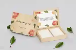Pudełko na obrączki prostokątne naturalne - Dream Motyw 5