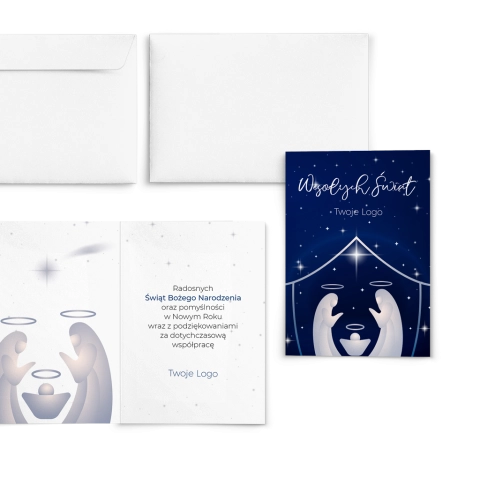 Kartki Świąteczne Dzieciątko - Motyw 1