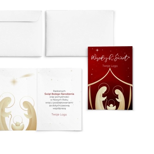 Kartki Świąteczne Dzieciątko - Motyw 3