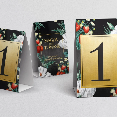 Numerki na stół Amore - Motyw 3