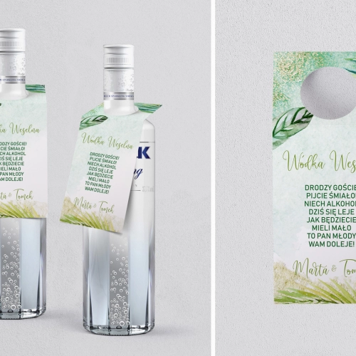 Zawieszka na alkohol oczko Tropical Motyw 4
