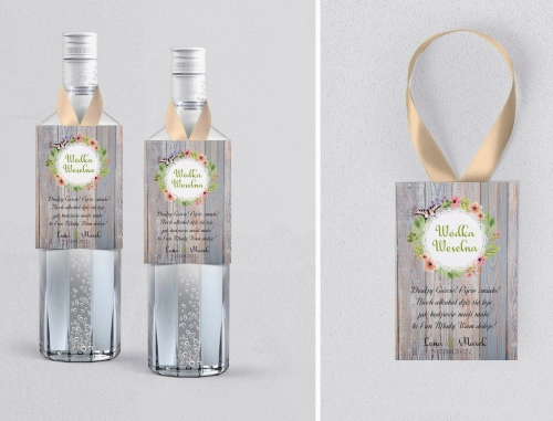 Zawieszka na alkohol Rustical Motyw 11