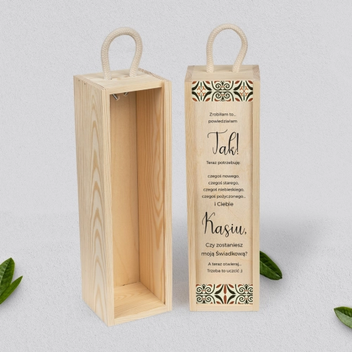 Prośba o Świadkowanie - SNW naturalna Vintage Motyw 3