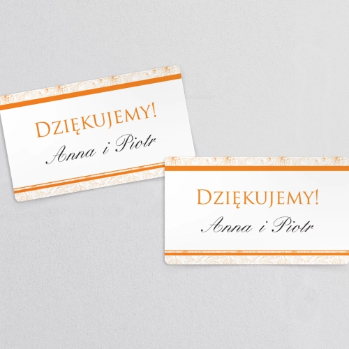 Naklejki na słoiczki weselne Ornaments - Arkusz 21 szt Motyw 7