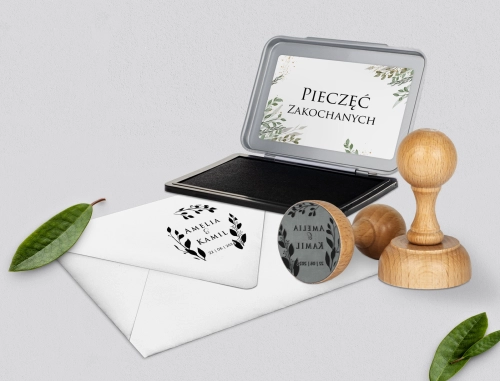 Pieczątka Leaves Motyw 3