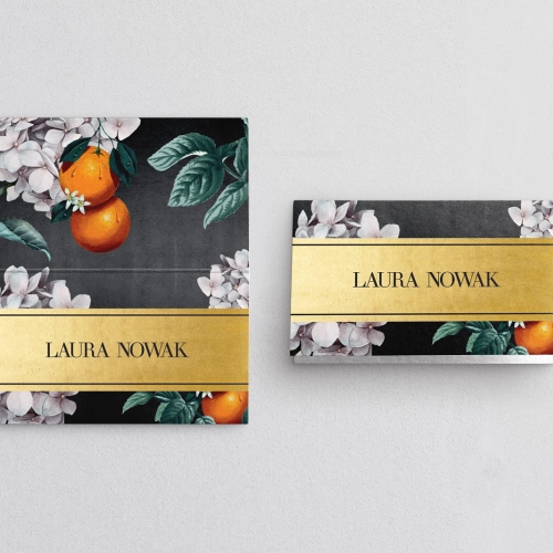 Winietki ślubne składane Amore - Motyw 2