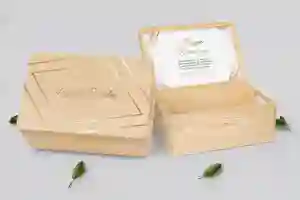 Koszyczek ratunkowy weselny naturalny - Marmur & Złoto Motyw 1