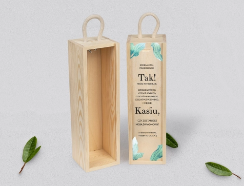 Prośba o Świadkowanie - SNW naturalna Eukaliptus Motyw 3