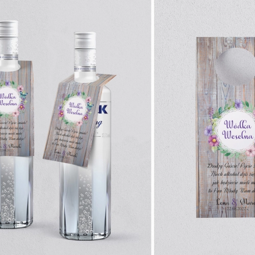 Zawieszka na alkohol oczko Rustical Motyw 9