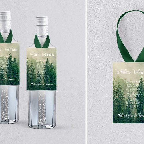 Zawieszka na alkohol Forest - Motyw 1