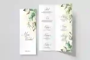Menu Weselne About You - Motyw 1