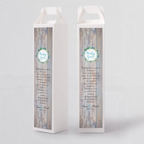 Pudełko na alkohol Rustical Motyw 12