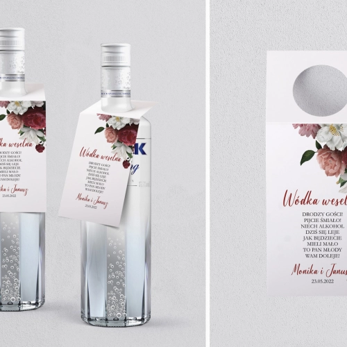 Zawieszka na alkohol oczko Amore Rosso - Motyw 3