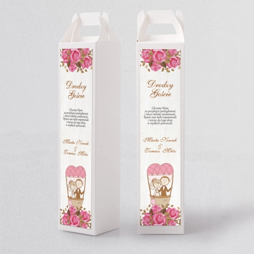 Pudełko na alkohol Naturalna Miłość Motyw 4