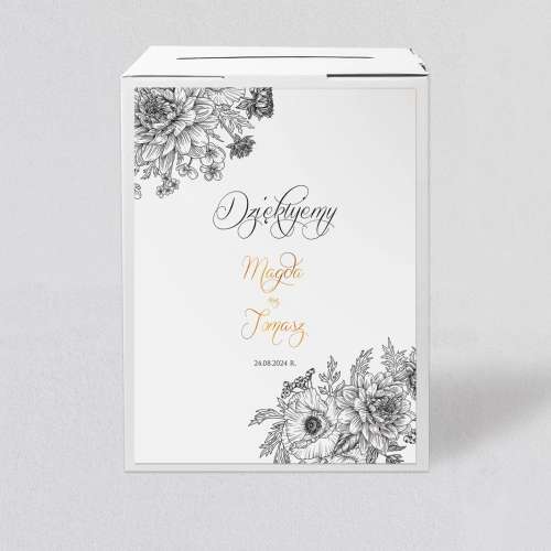 Pudełko na koperty i pieniądze Adore - Motyw 2