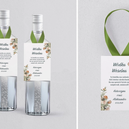 Zawieszka na alkohol Rustic Summer - Motyw 2