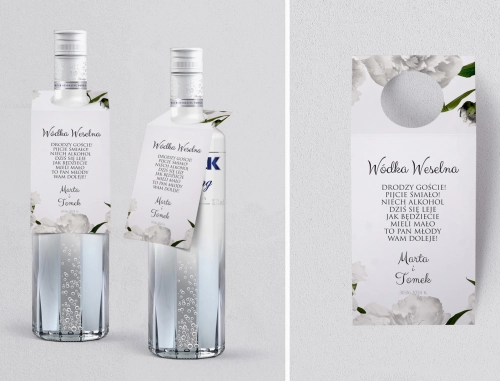 Zawieszka na alkohol oczko Soft Motyw 3