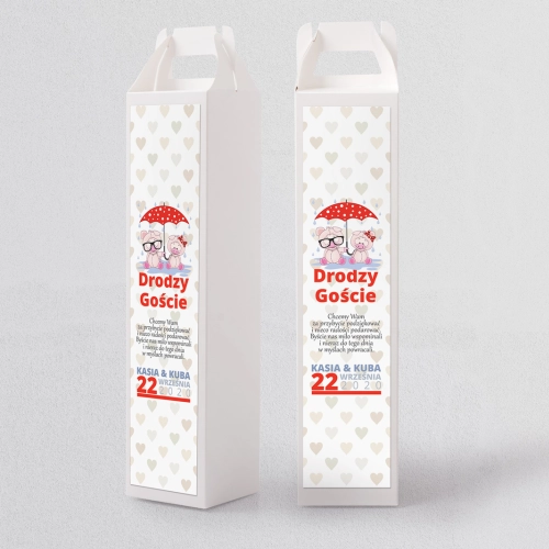 Pudełko na alkohol Uroczy Deszcz Motyw 10