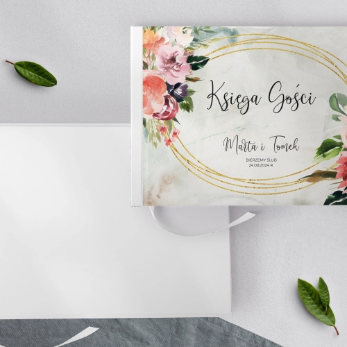 Księga Gości Weselnych Spring Love Motyw 2