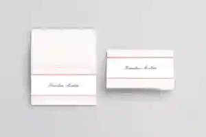 Winietki ślubne składane Ornaments - Motyw 5